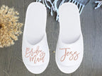 Custom Wedding Spa Slippers