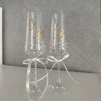 Wedding Champagne Glasses Personalized