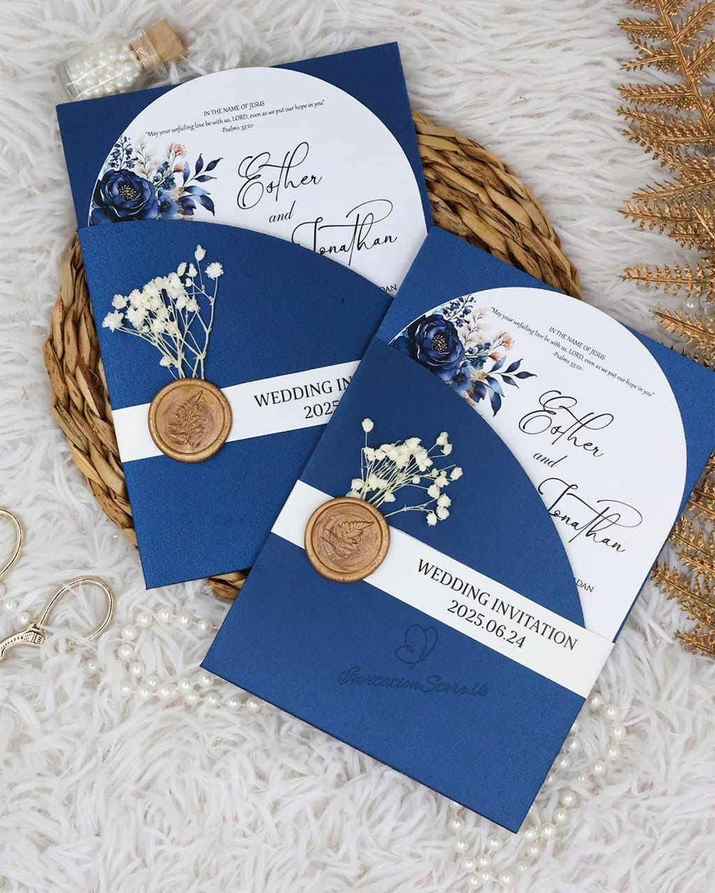 Wedding Invitation Card - Set of 50