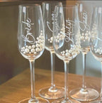 Wedding Champagne Glasses Personalized