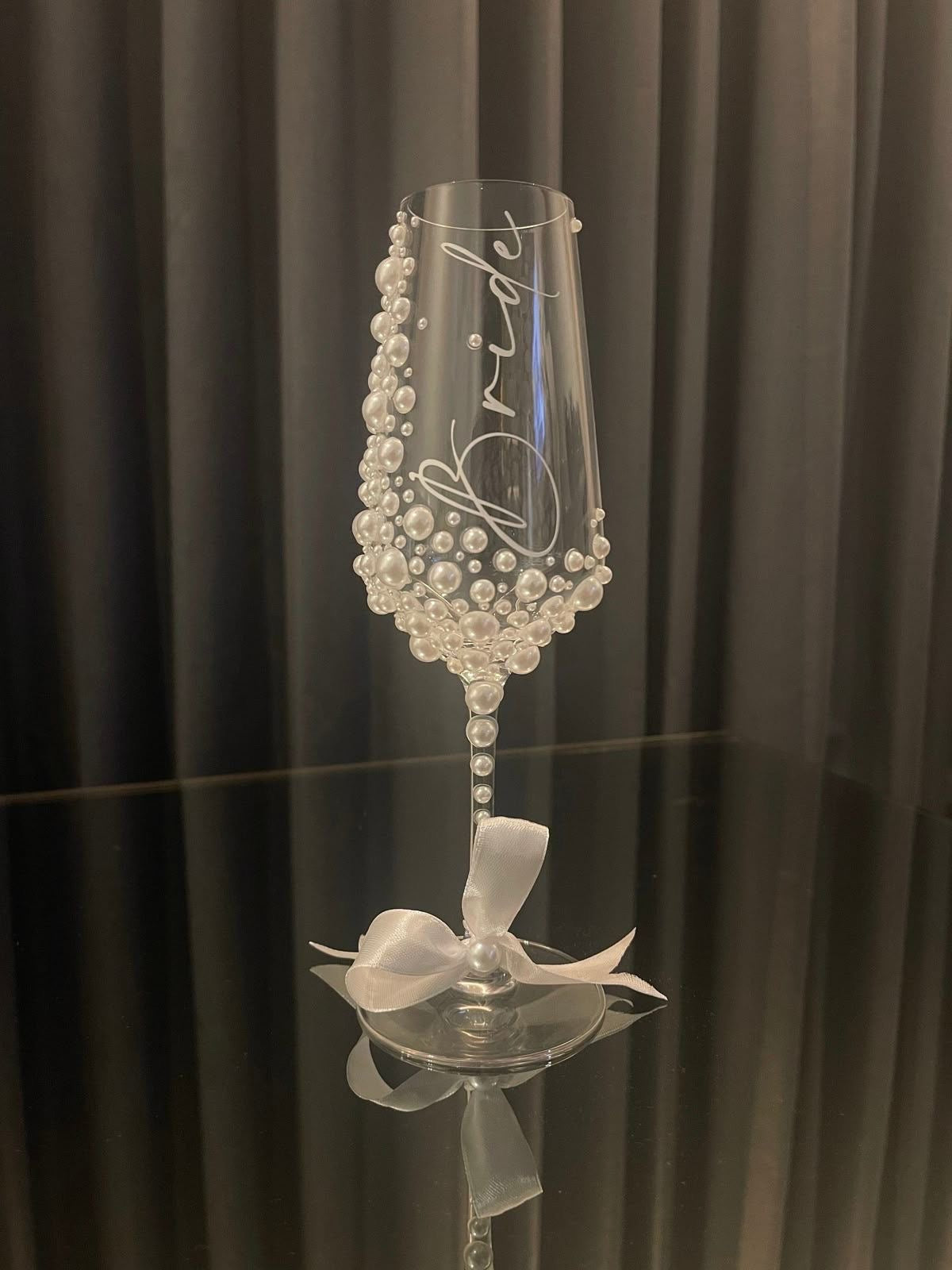 Wedding Champagne Glasses Personalized