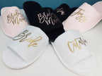 Custom Wedding Spa Slippers