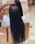 Long knotless Braids