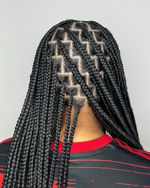 Medium Knotless Braids