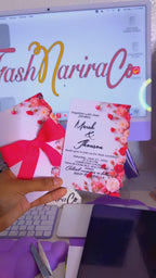 Wedding invitation card - Set of 36